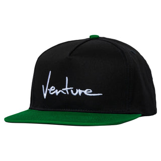 Venture Trucks Hat Basic 92 Snapback Black/Green