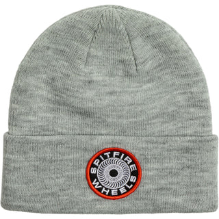 Spitfire Wheels Beanie Classic 87 Swirl Patch Heather Grey