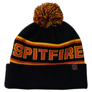 Spitfire Wheels Skateboard Beanie Classic 87 Fill Pom Black/Gold/Red