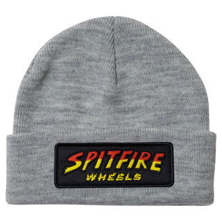Spitfire Wheels Skateboard Beanie Hell Hound Script Heather Grey