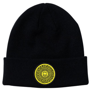 Spitfire Wheels Skateboard Beanie Swirl Classic Patch Black/Yellow