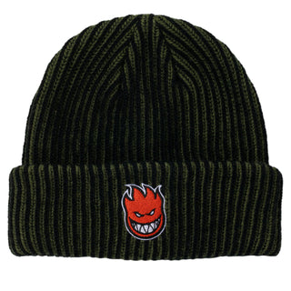 Spitfire Wheels Beanie Bighead Fill Cuff Olive/Black/Red