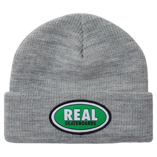 Real Skateboards Beanie Oval Cuff Heather/Green