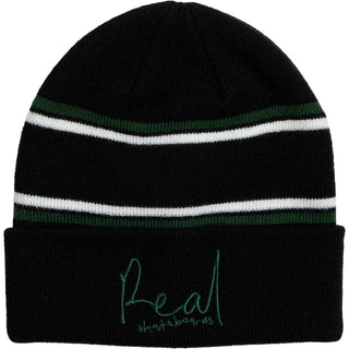 Real Skateboards Beanie Signature Cuff Black