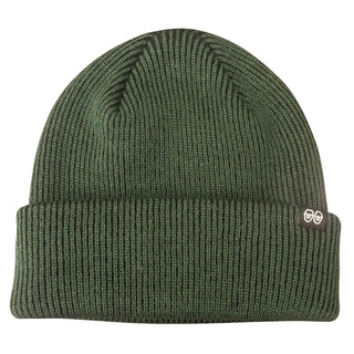 Krooked Skateboards Beanie Eyes Clip Cuff Dark Green/Black/White