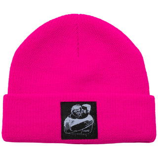 There Skateboards Beanie Stuck With You Pink