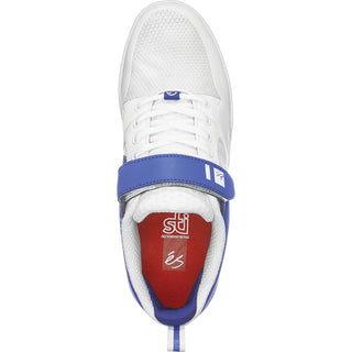 Es Skateboard Shoes Accel Plus Ever Stitch White/Blue Mens