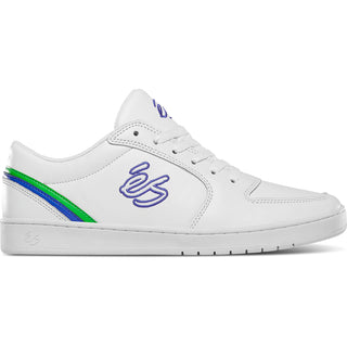 ES Skateboard Shoes EOS White/Blue/Green Mens