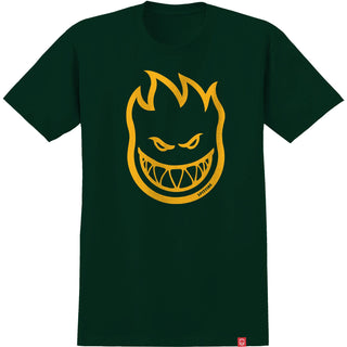 Spitfire Wheels Skateboard Shirt Bighead Forest Green/Gold