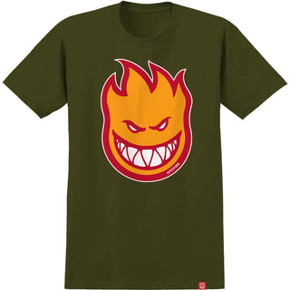 Spitfire Wheels Shirt Bighead Fill Military Green/Gold