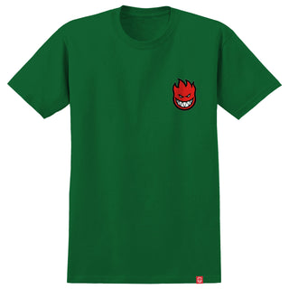Spitfire Wheels Shirt Lil Bighead Fill Kelly Green/Red/White
