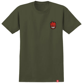 Spitfire Wheels Shirt Lil Bighead Fill Military Green/Red/Black