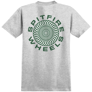 Spitfire Wheels Shirt Classic 87 Swirl Fill Ash/Dark Green