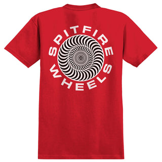 Spitfire Wheels Shirt Classic 87 Swirl Fill Red/Black