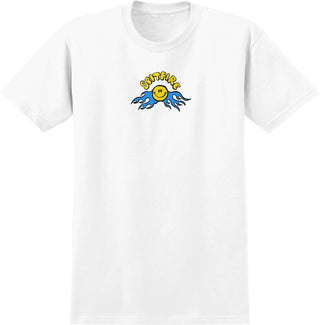 Spitfire Wheels Shirt Happy White