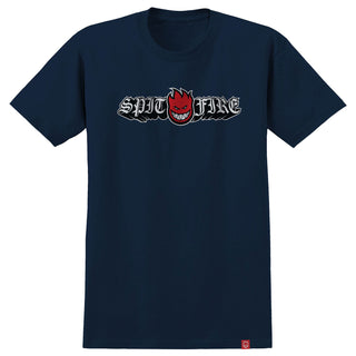 Spitfire Wheels Shirt Old E Drop Bighead True Navy/Red/Black/White