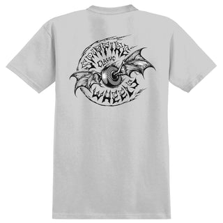 Spitfire Wheels Shirt Batwing Classic Ringspun Silver