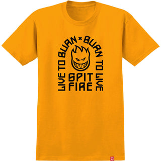 Spitfire Wheels Shirt LTB Arch Gold/Black