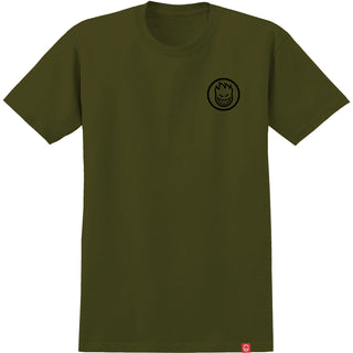 Spitfire Wheels Shirt Classic Swirl Military Green/Black