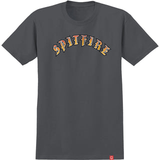 Spitfire Wheels Shirt Old E Charcoal