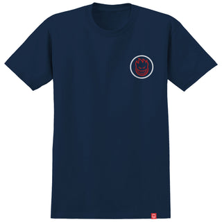 Spitfire Wheels Shirt Classic Swirl Overlay True Navy/White/Red
