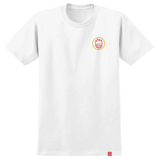 Spitfire Wheels Shirt Classic Swirl Overlay White/Yellow/Red