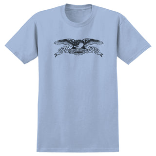 Anti Hero Skateboards Shirt Basic Eagle Powder Blue/Black