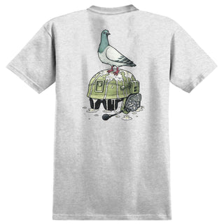 Anti Hero Skateboards Shirt Liberdad Ash Grey