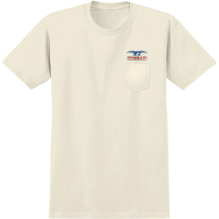 Anti Hero Skateboards Shirt Pigeon Mash II Pocket Natural