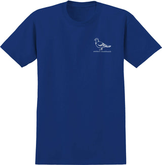 Anti Hero Skateboards Shirt Basic Pigeon Royal/White
