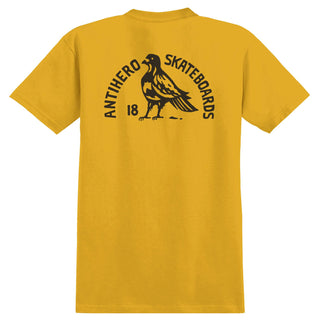 Anti Hero Skateboards Shirt Rock Dove Mustard Heather