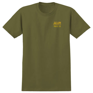 Anti Hero Skateboards Shirt Stop Pollution Heather Army