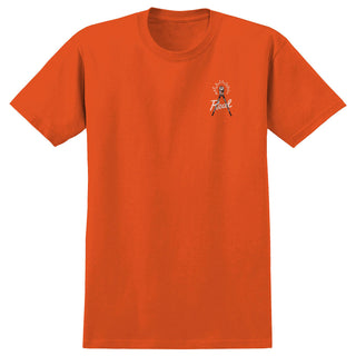 Real Skateboards Shirt Spot Conservators Orange/White/Black