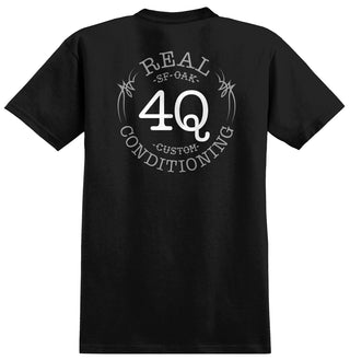 Real Skateboards Shirt 4Q Black