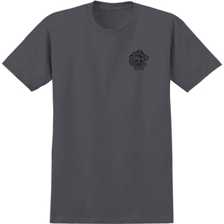 Krooked Skateboards Shirt Krooked MG Charcoal