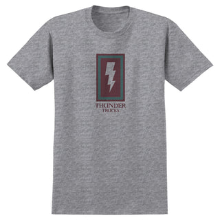 Thunder Trucks Shirt Boxed Bolt Grey/Maroon/Green
