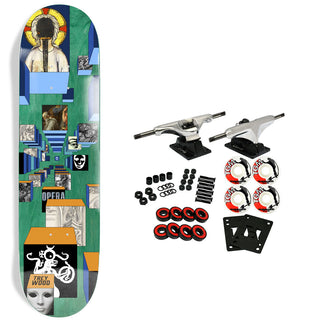 Opera Skateboard Complete Trey Wood Dimensional 8.25" x 32"