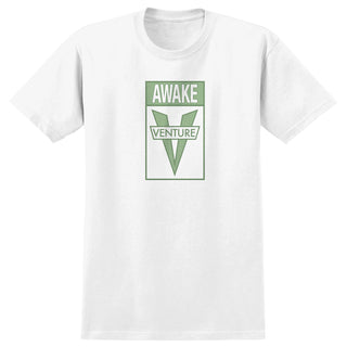 Venture Trucks Shirt Awake White/Green