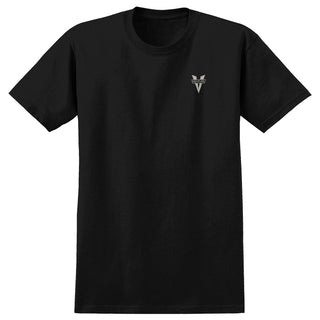 Venture Trucks Shirt Heritage Embroidered Black/Cool Grey