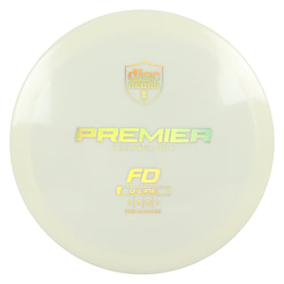 Discmania Disc Golf Premier Q-Line FD Fairway Driver 7/7/0/1 White/Gold Holo 176 grams