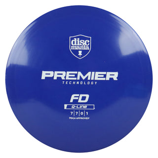 Discmania Disc Golf Premier Q-Line FD Fairway Driver 7/7/0/1 Blue/White 174 grams