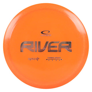 Latitude 64 Disc Golf Opto Air River Fairway Driver 7/7/-1/1 Orange/Silver 155 grams