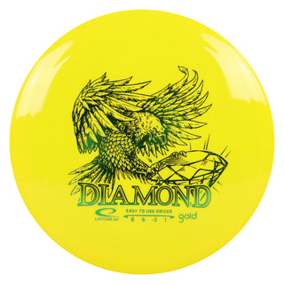 Latitude 64 Disc Golf Gold Diamond Fairway Driver 8/6/-3/1 Yellow/Green 153 grams