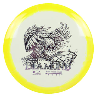 Latitude 64 Disc Golf Gold Orbit Diamond Fairway Driver 8/6/-3/1 Yellow/Purple 157 grams