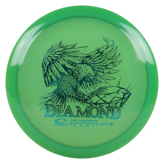 Latitude 64 Disc Golf Opto Air Diamond Distance Driver 8/6/-3/1 Green/Turquoise 147 grams
