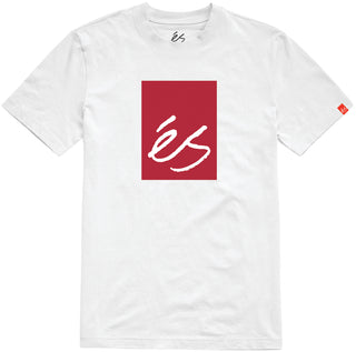 Es Shoes Tee Main Block White