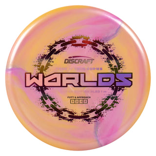 Discraft Disc Golf 2026 Worlds Tour Series Sled Putt and Approach Orange Pink/Purple Metallic 175g