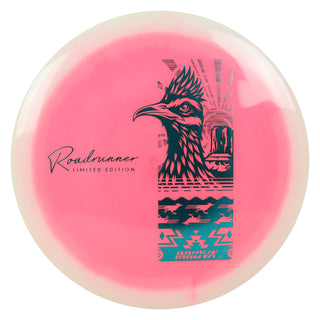 Innova Disc Golf Limited Edition Halo Champion Roadrunner Driver White Pink/Turquoise 167 grams