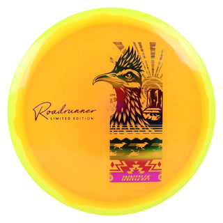 Innova Disc Golf Limited Edition Halo Champion Roadrunner Driver Yellow Orange/Rainbow 173 grams