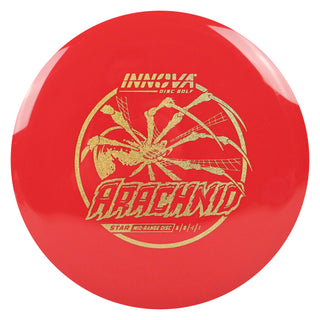 Innova Disc Golf Star Arachnid Midrange Disc 5/6/-1/1 Red/Gold Shimmer 180 grams